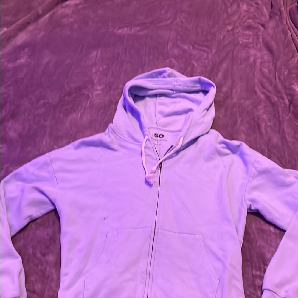 Purple Zip-Up Hoodie
